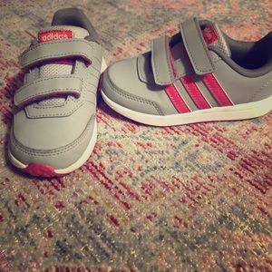 Little girl adidas sneakers